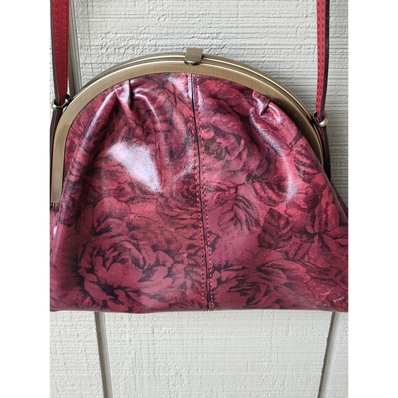 Patricia Nash Silvia Frame Bag Etched Roses Leather - Picture 9 of 10